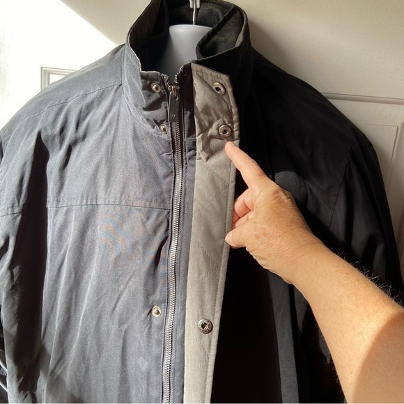 weatherproof Garment winter microfiber bomber jacket. Lined zippered pockets. - Picture 4 of 12